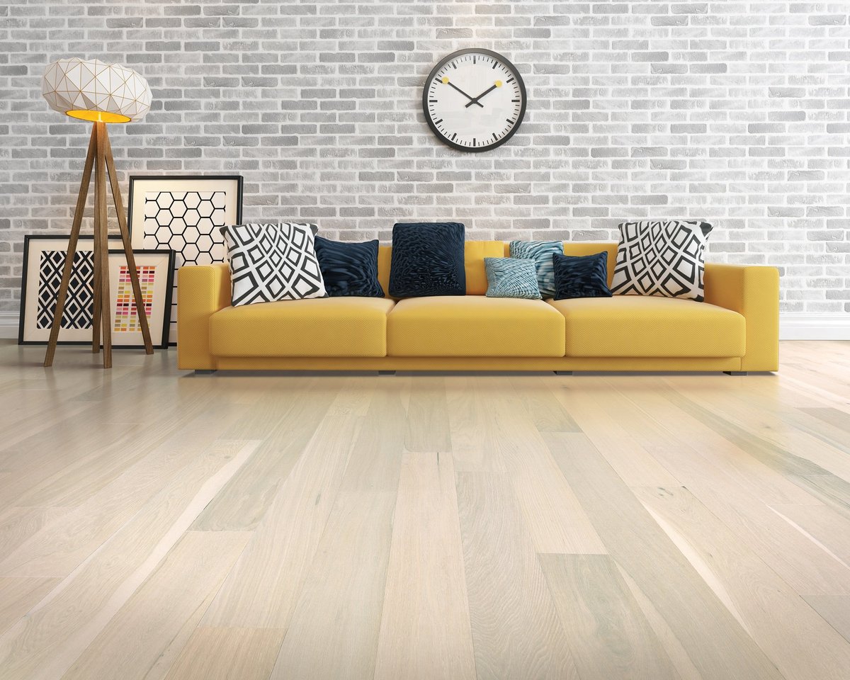 Hardwood flooring in a Portland, OR home