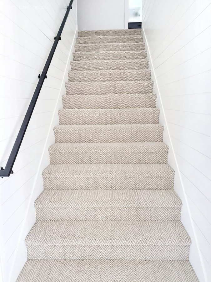 Patterned carpeted stairs in Wilsonville OR