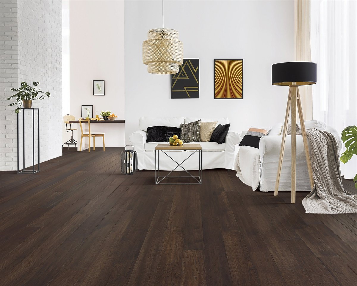 Beautiful hardwood flooring in a Portland, OR home