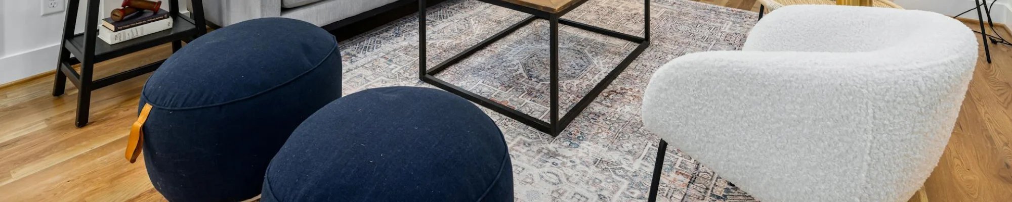 Area Rugs in a stylish Portland OR home
