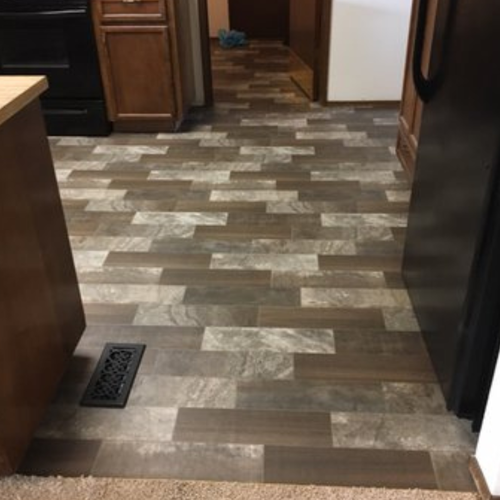 Carpet floors in a renovated Oregon home